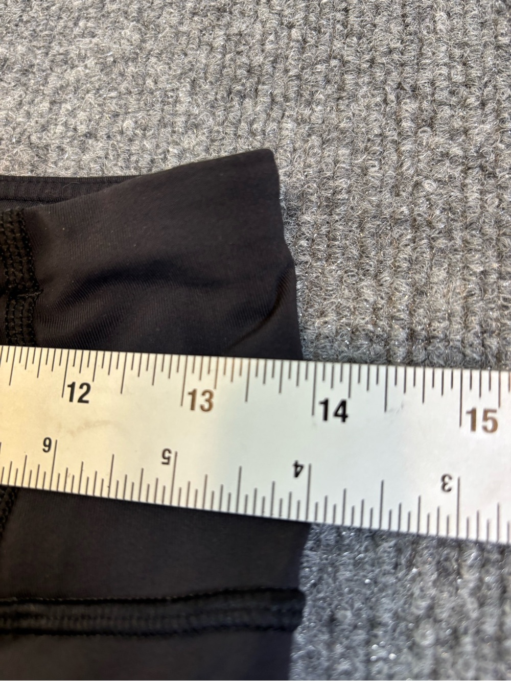 lululemon athletica Black Ruched-Hem Leggings - Picture 3 of 11